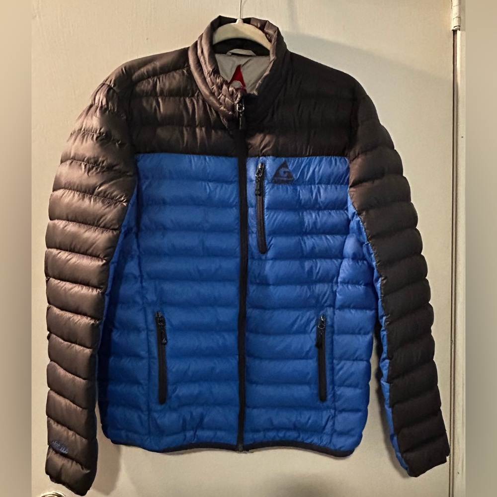 Men's “Gerry” Blue and Black lite Puffer Jacket Size M
